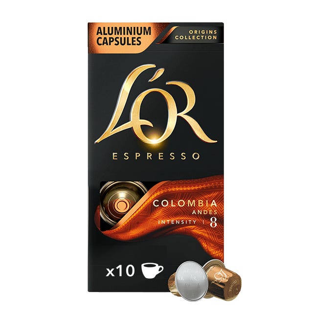 Кава мелена в капсулах L'OR Espresso Colombia 10 шт