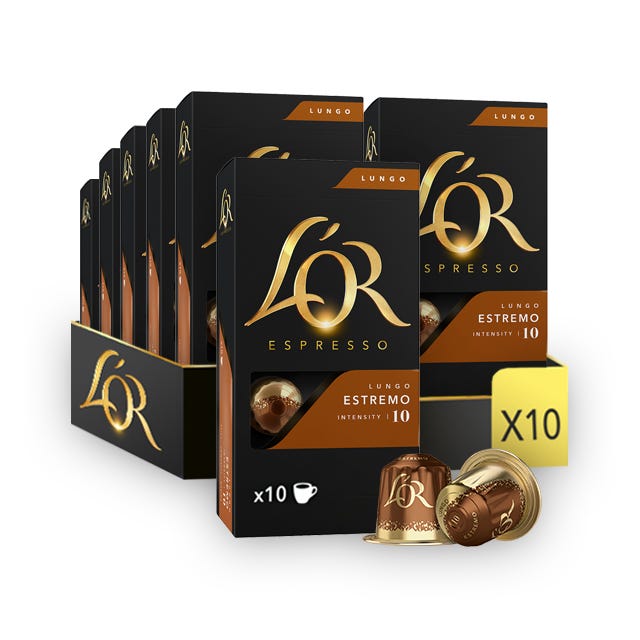 L’OR Lungo Estremo– Lot de 100 Capsules