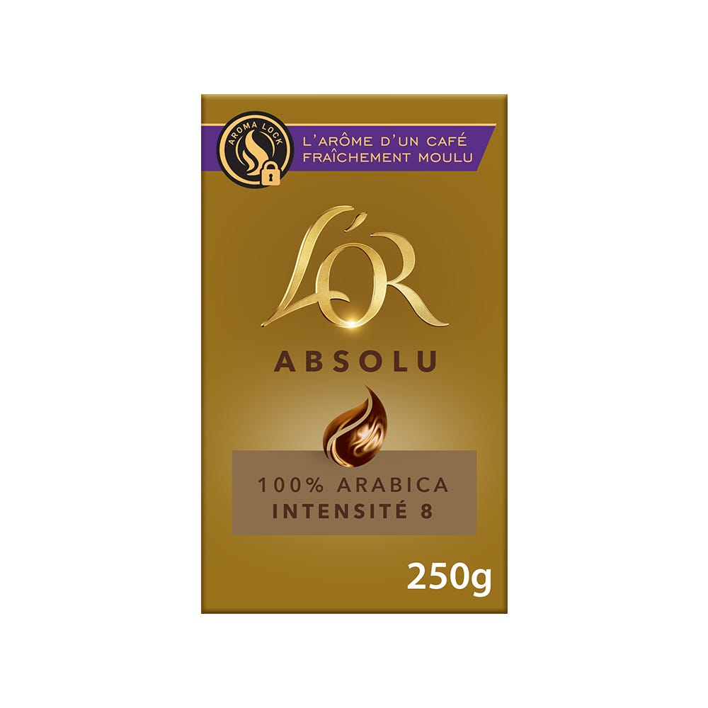 Café moulu premium l'or absolu