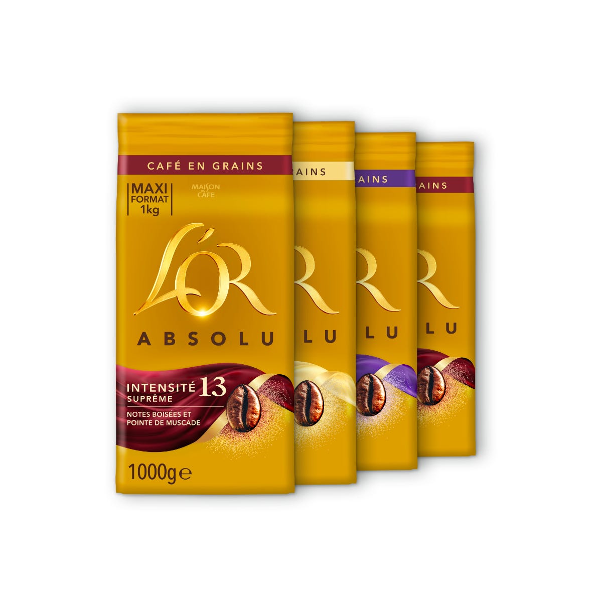 Café en Grains L'OR Absolu - 4x1kg