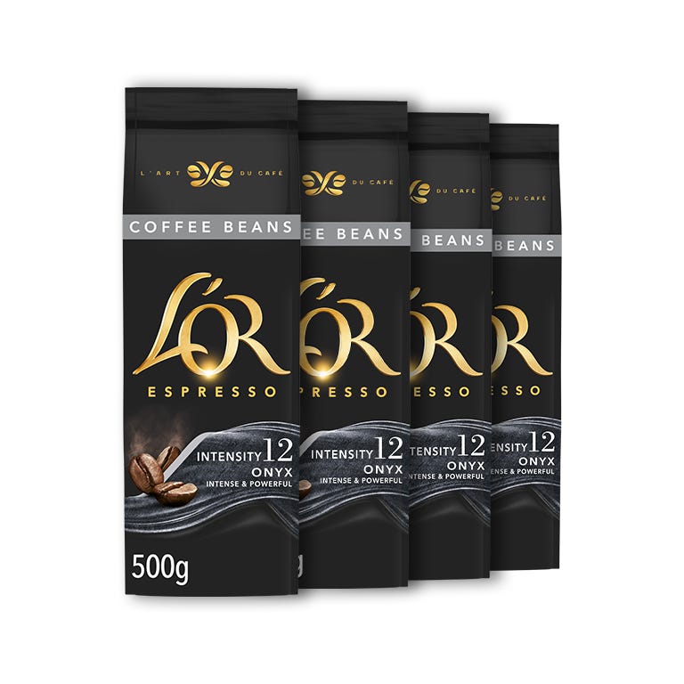 Café en grain L'OR Onyx - 4x 500g