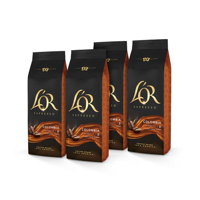 Colombia coffee beans 4 x 500 gram