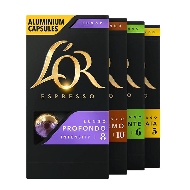 Sélection Lungo - Pack variétés de 100 capsules