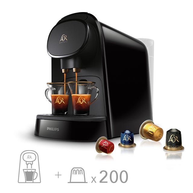 Lot machine L'OR BARISTA ORIGINAL + 200 capsules