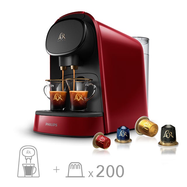 Lot machine L'OR BARISTA ORIGINAL + 200 capsules