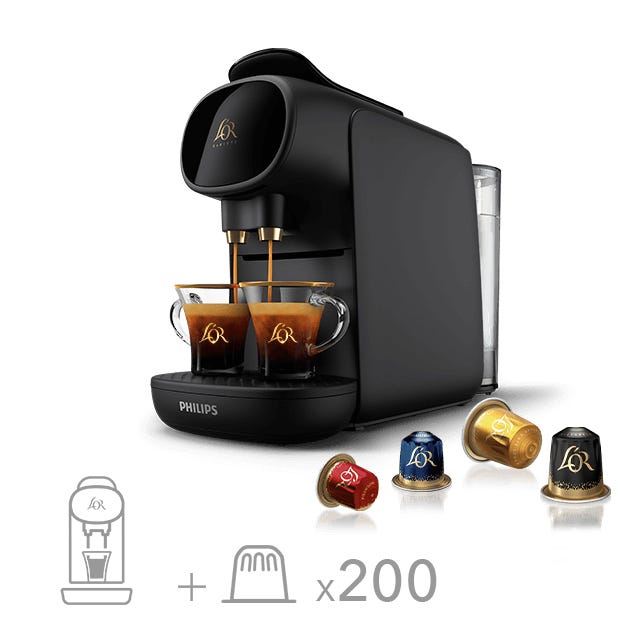 Lot machine L'OR BARISTA SUBLIME + 200 capsules